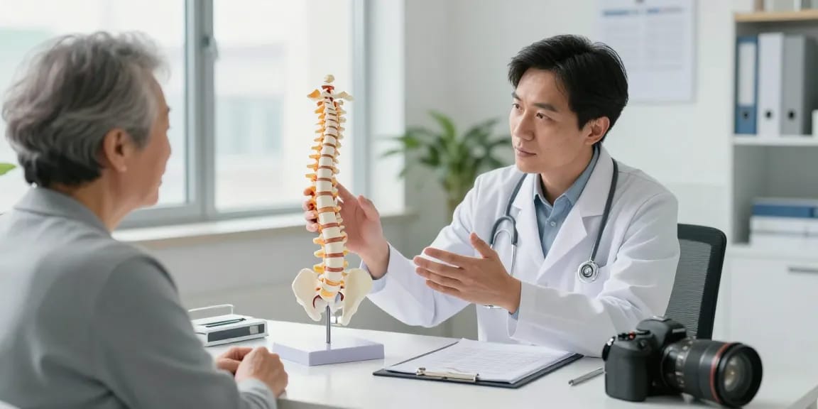 Understanding Dar kanal ameliyatı in a modern medical consultation for spinal stenosis.