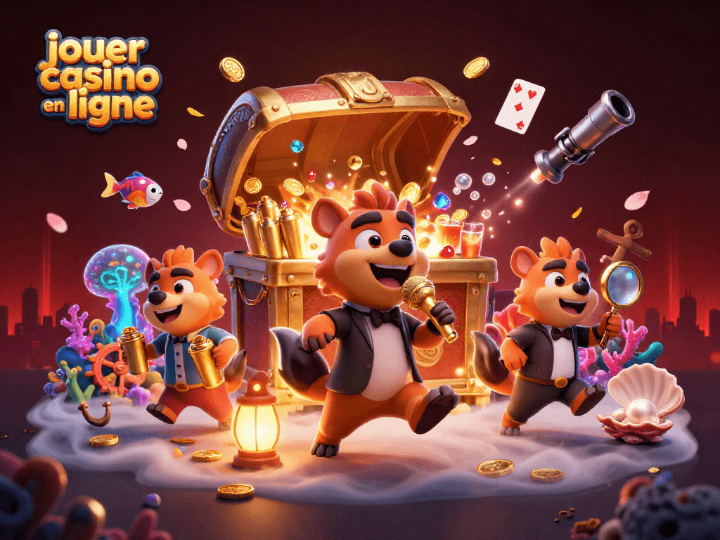 Jouer au casino en ligne avec des hyènes joyeuses dans un club de comédie dynamique.