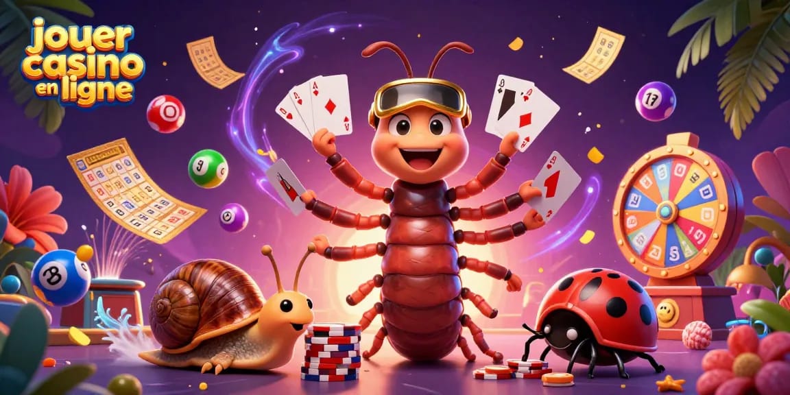 Vivez l'excitation de jouer au casino en ligne avec des personnages animés, des cartes colorées et des jeux dynamiques.