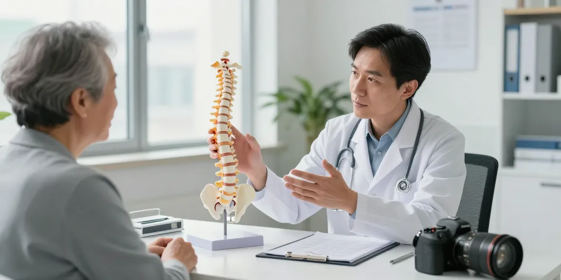 Understanding Dar kanal ameliyatı in a modern medical consultation for spinal stenosis.