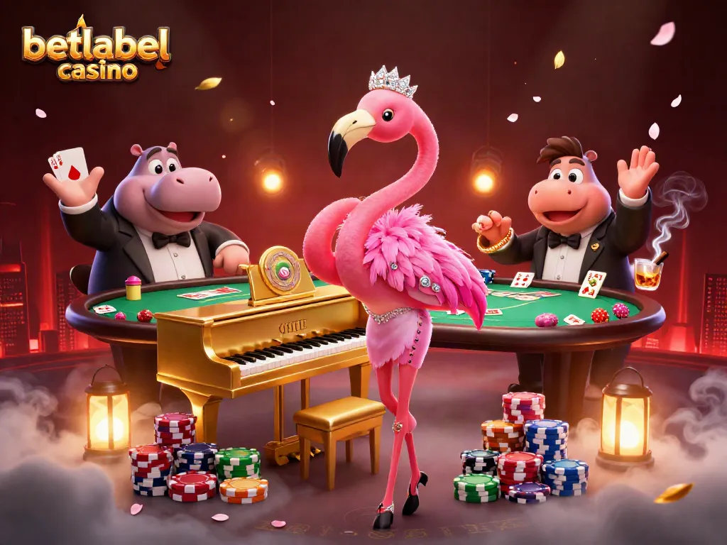 Experience the excitement at betlabel casino with vibrant characters and dynamic gaming elements.