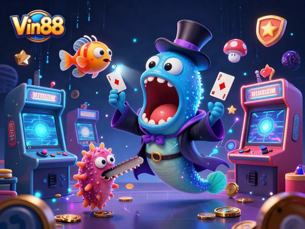 Experience the thrill of Vin88's magical casino adventure with vibrant games and enchanting characters.