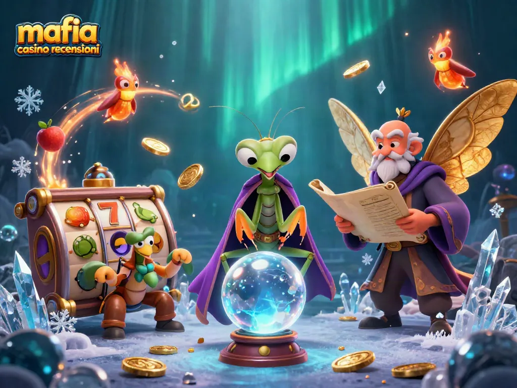 Mafia casino recensioni showcases thrilling slot machines and colorful casino elements in a vibrant scene.