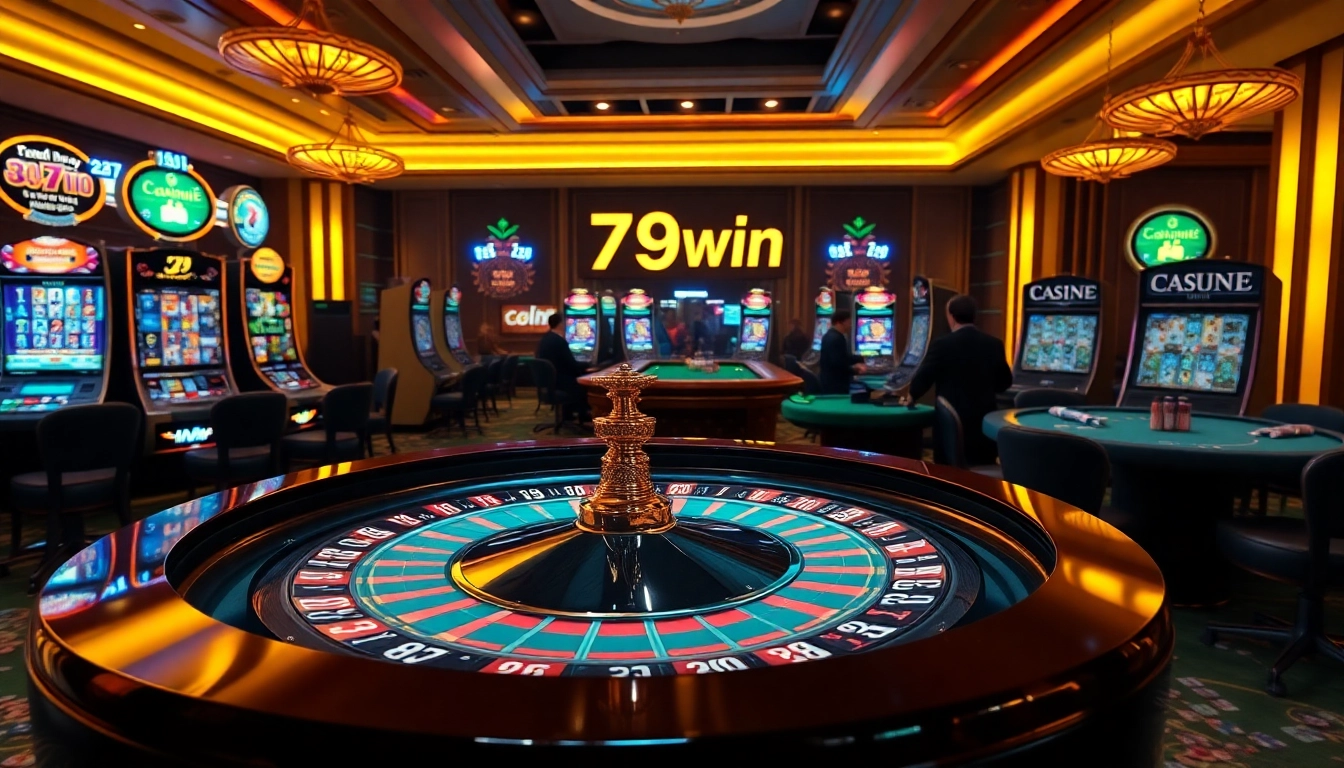 Experience the thrill of 789win with exciting casino action at roulette and slot machines.