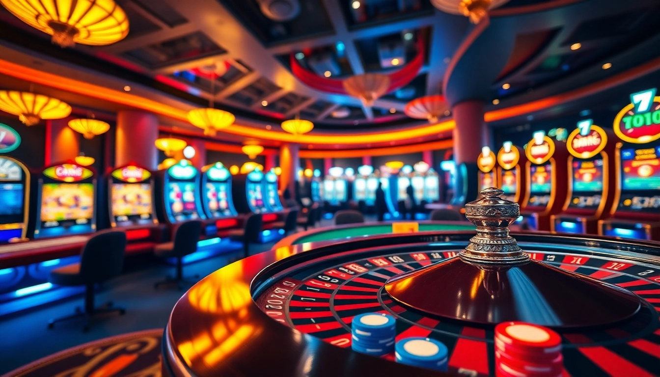 Engaging scene of players enjoying high-stakes games at 79king online casino with vibrant ambiance.