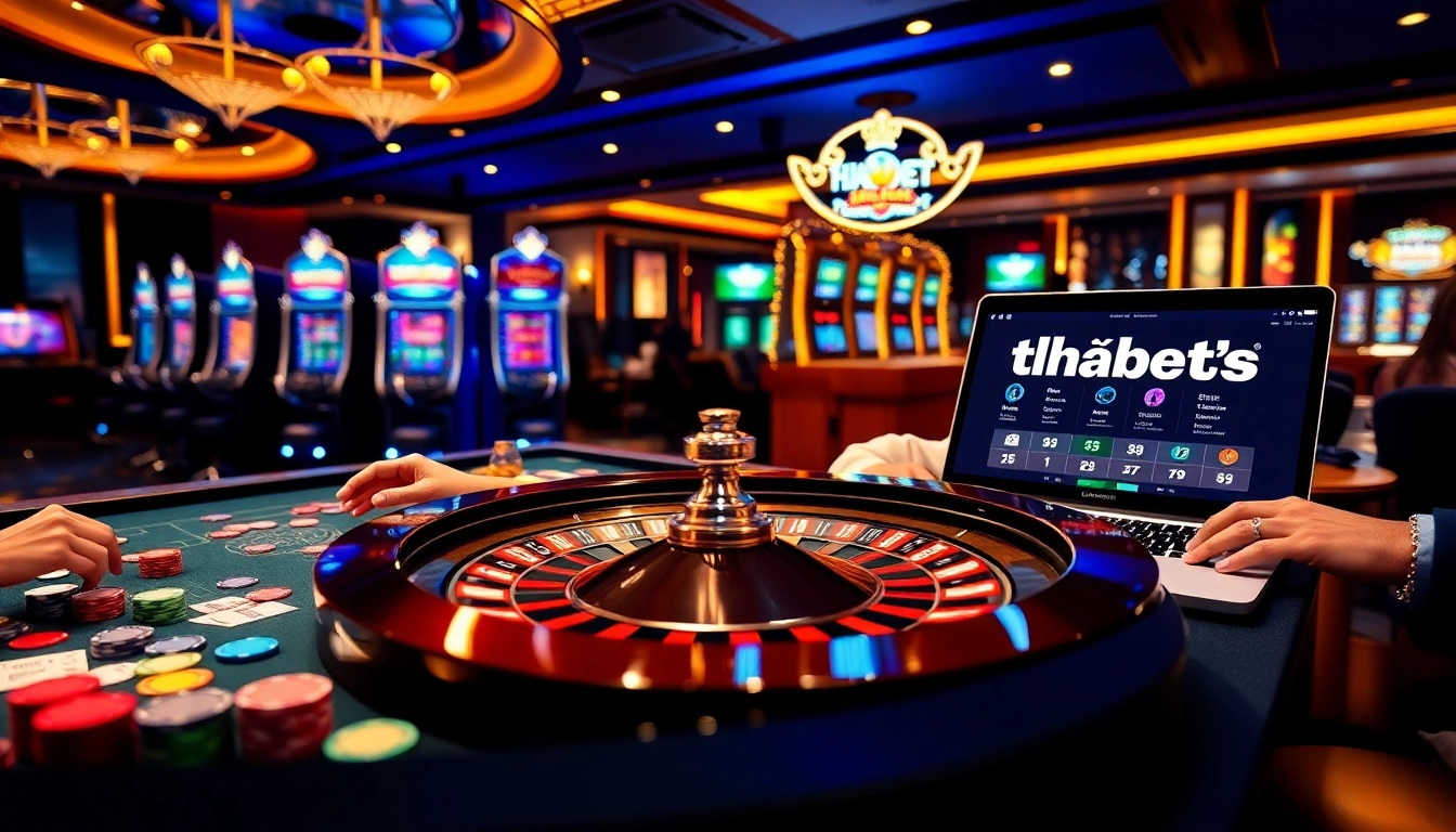 Experience the thrill of betting at https://thabets.it.com/ with vibrant casino tables and spinning roulette.