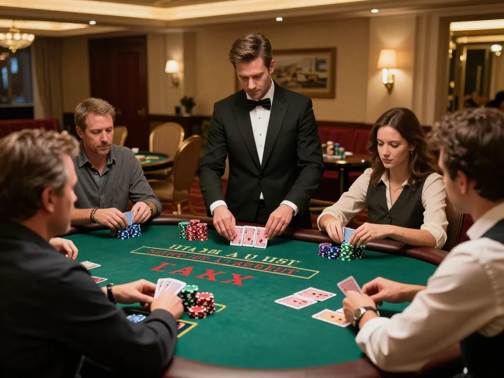 Players enjoying blackjack at torxentertainment while engaging in strategic gameplay.