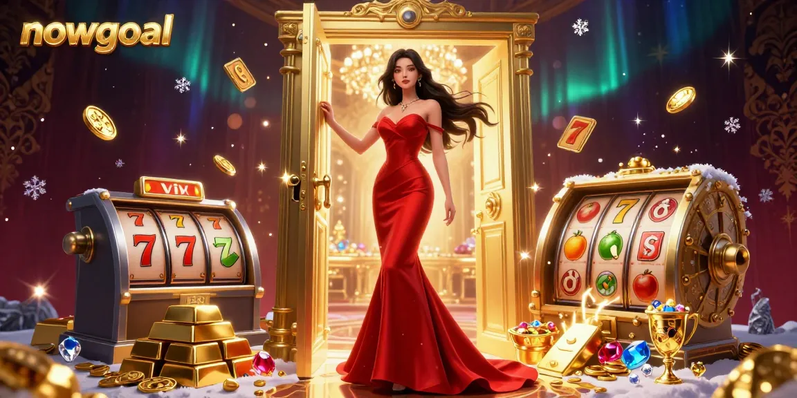 Experience winning strategies with nowgoal in this opulent casino scene filled with energy and excitement.