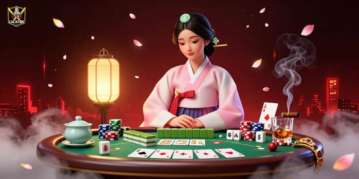 Experience thrilling gameplay with LUCKY88, a photorealistic casino scene featuring poker elements and atmospheric beauty.