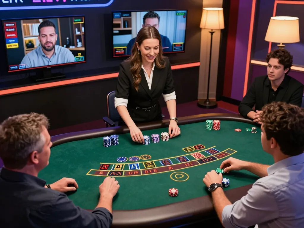 Players strategizing at nhà cái tt88 live blackjack table during online game.
