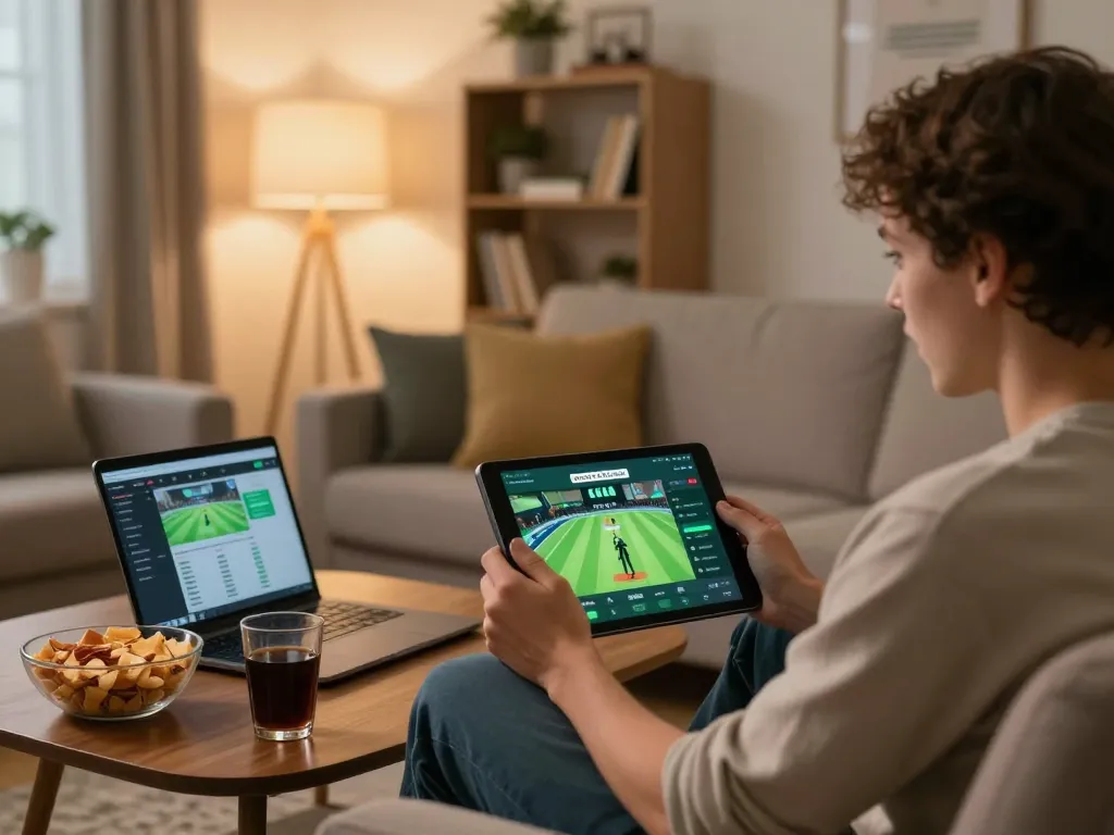Engaging with Crickex mobile app for live cricket betting from a cozy home setup