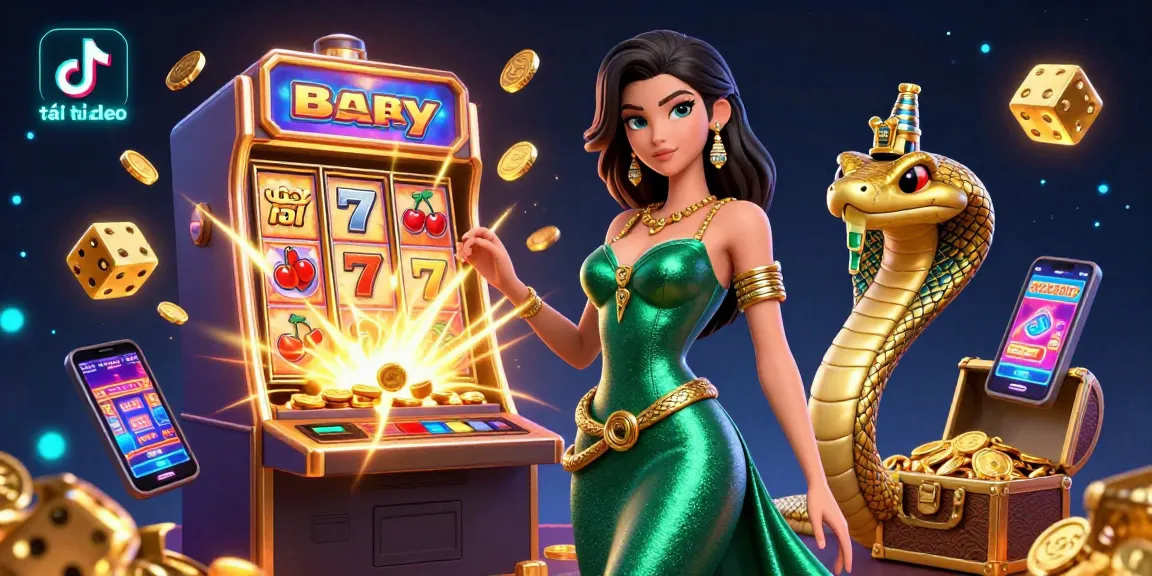 Download TikTok video fast and without watermark at tải video tiktok with vibrant casino-themed visuals and symbols.