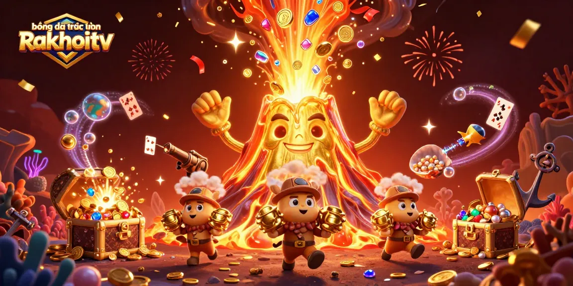 Bóng đá trực tuyến rakhoitv showcases dynamic sports betting action with vibrant treasures and celebration