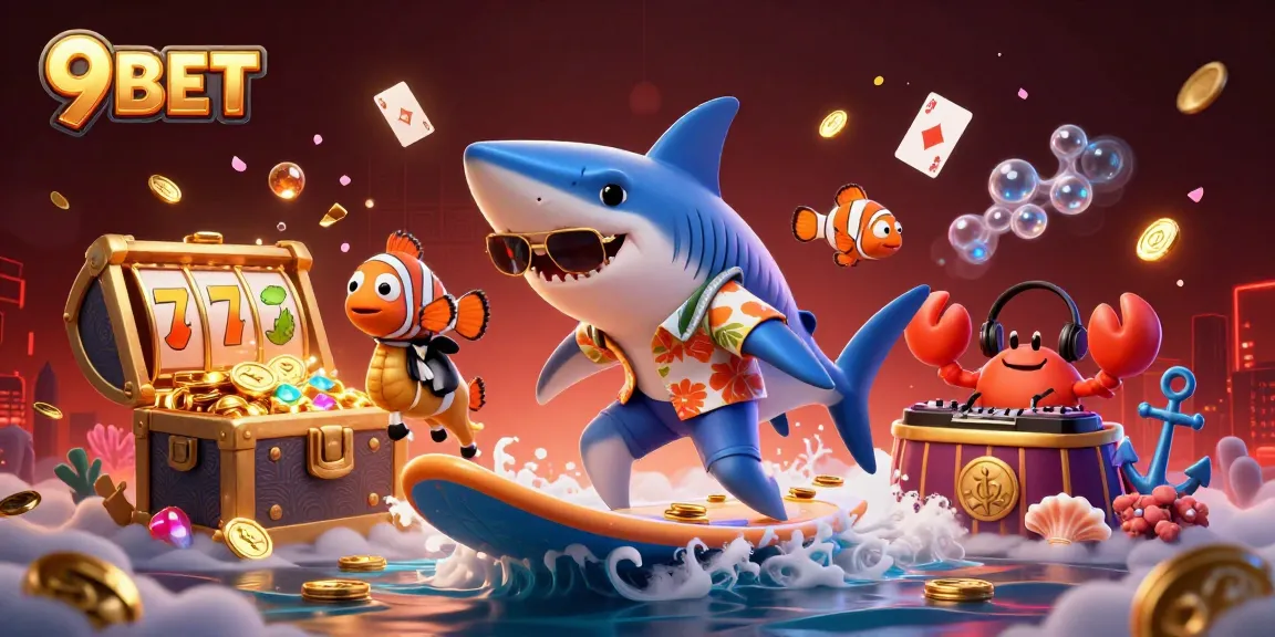 Experience winning with 9BET through vibrant underwater casino adventures featuring games and luck