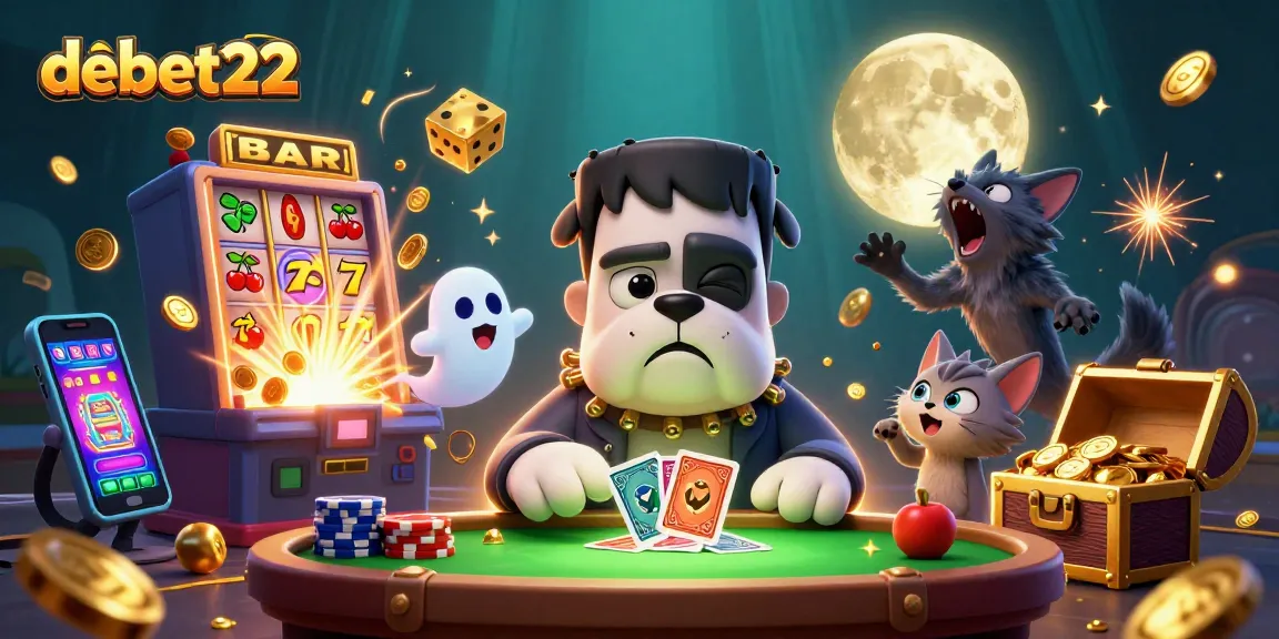 Join the excitement at debet22 with engaging casino characters and vibrant gaming elements!
