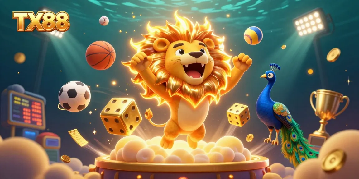Engage with TX88 for thrilling sports betting action amidst dynamic 3D casino elements.