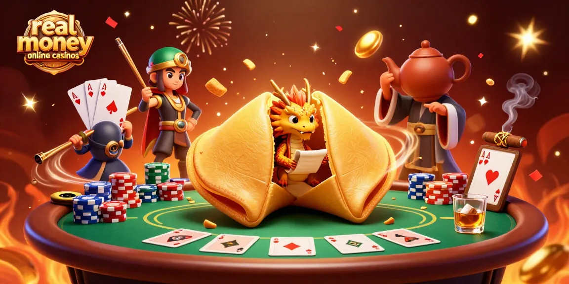 Experience the excitement of real money online casinos with vibrant poker games and a magical atmosphere.