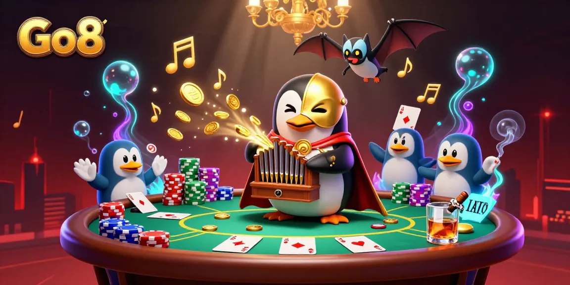 Experience thrilling gameplay at Go8 with vibrant casino action and golden coin rewards.